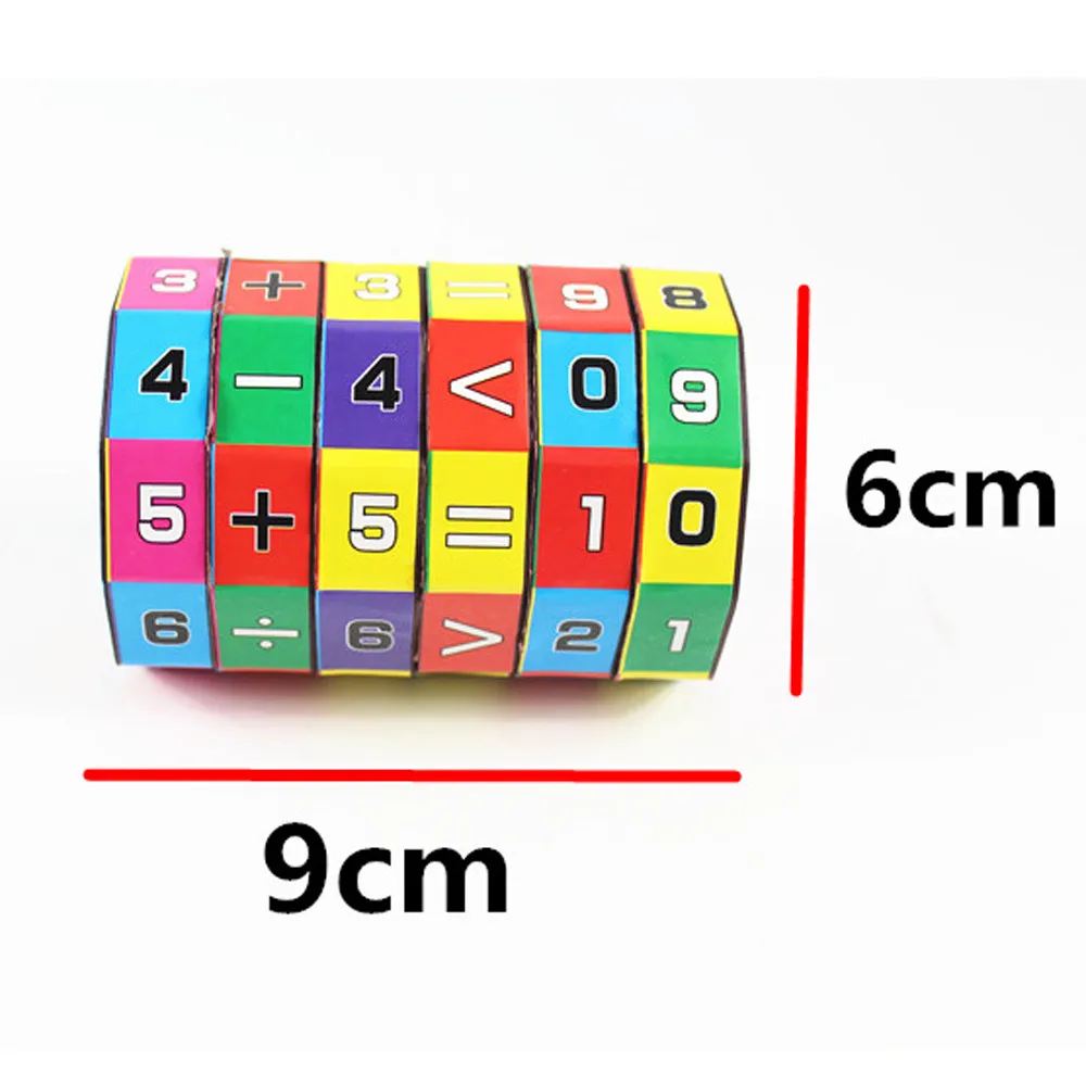 Для детей Математика цифры игрушки magic cube игра-головоломка Пластик забавные полезно Развивающие игрушки для детей обучения