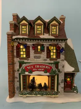

D56 Ceramic Christmas House With Night Light Christmas Gift