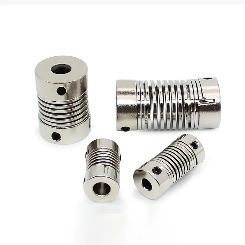 SpringCouplingEncoderStepServoMotorScrewRodElasticHighTorqueThreadFlexibleCoupling