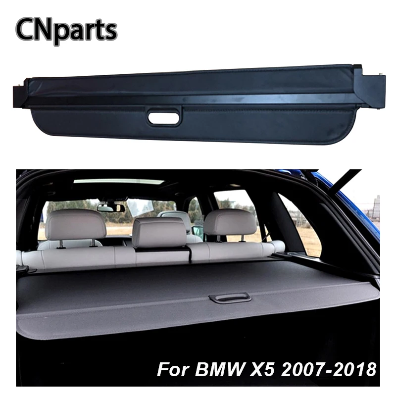 Auto Parts Car Rear Trunk Cargo Cover For BMW X5 E70 F15 2007-2018 Car-Styling Black Security Shield Shade accessories | Автомобили и