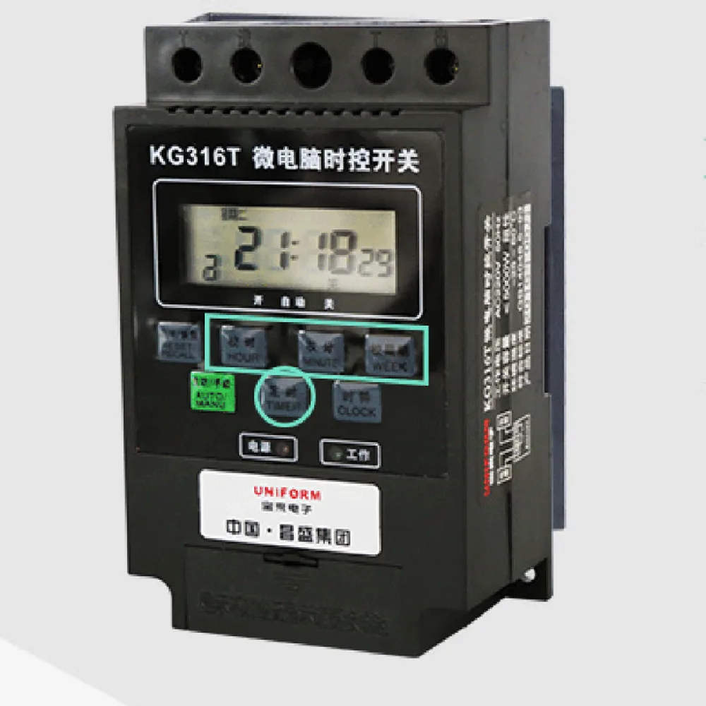 

Microcomputer Timer Switch KG316T Automatic Timing High Power Time Controller 220V 30A Transformer limit switch