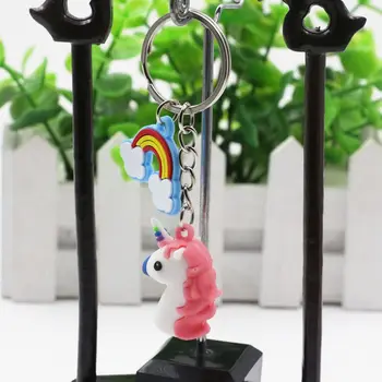 

60pcs top quality trendy jewelry anime cartoon soft PVC pendant unicorn silicone kid's birthday Christmas gift