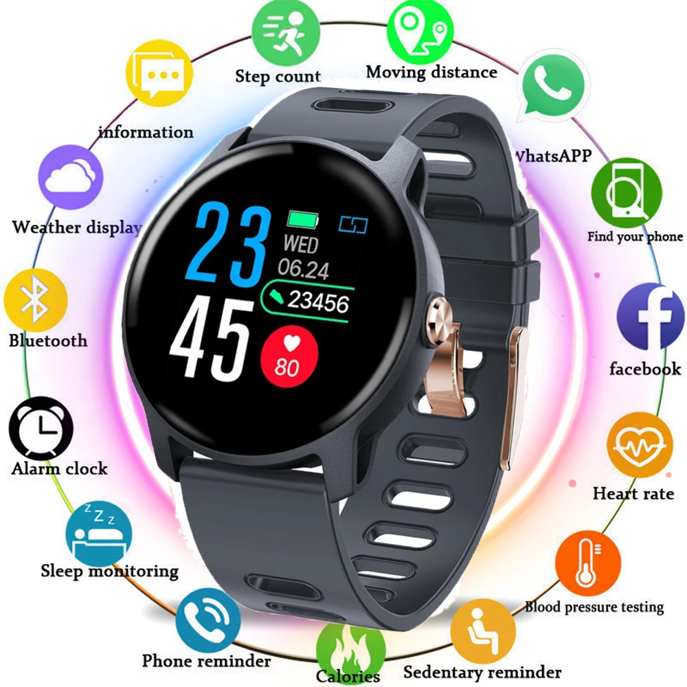 

Smart Watch Ip68 Waterproof Heart Rate Monitor Smartwatch Bluetooth Smartwatch Activity Fitness Tracker Band Relogio Masculino