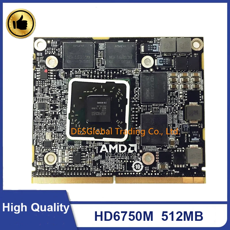 

Radeon HD6750 HD6750M Video Graphics VGA Card 512MB 109-C29557-00 216-0810005 For iMac 21.5'' A1311 27" A1312 Working Perfectly