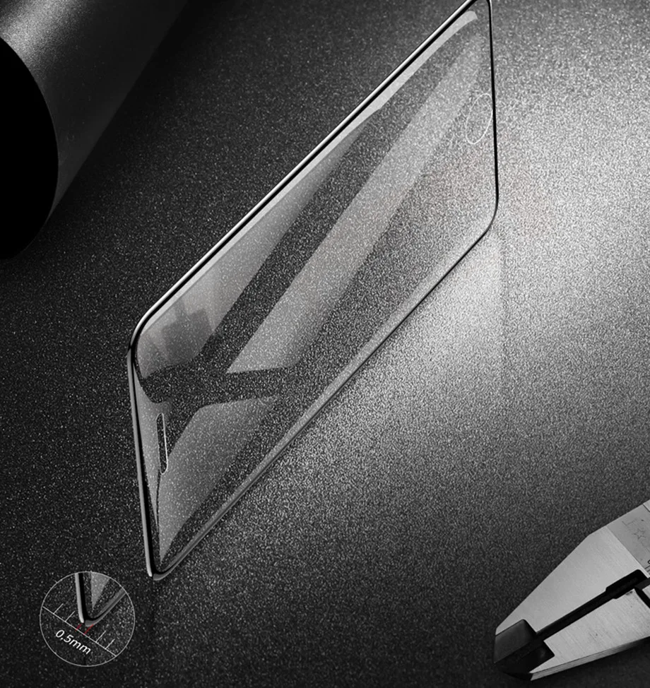 6-PC-For iPhone 6 6s Tempered Glass 9D For iPhone 7 8 Plus X Screen Protector Film