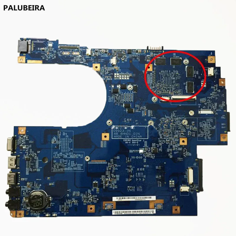 PALUBEIRA MBRCB01001 ноутбук материнская плата для Acer aspire 7741 7741G JE70-CP 48.4HN01.01N полностью протестировано Быстрая