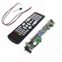 3663 TV Controller Driver Board universal scaler kit Digital Signal DVB-T2 DVB-T/C Universal LCD UPGRADE 3463A with lvds