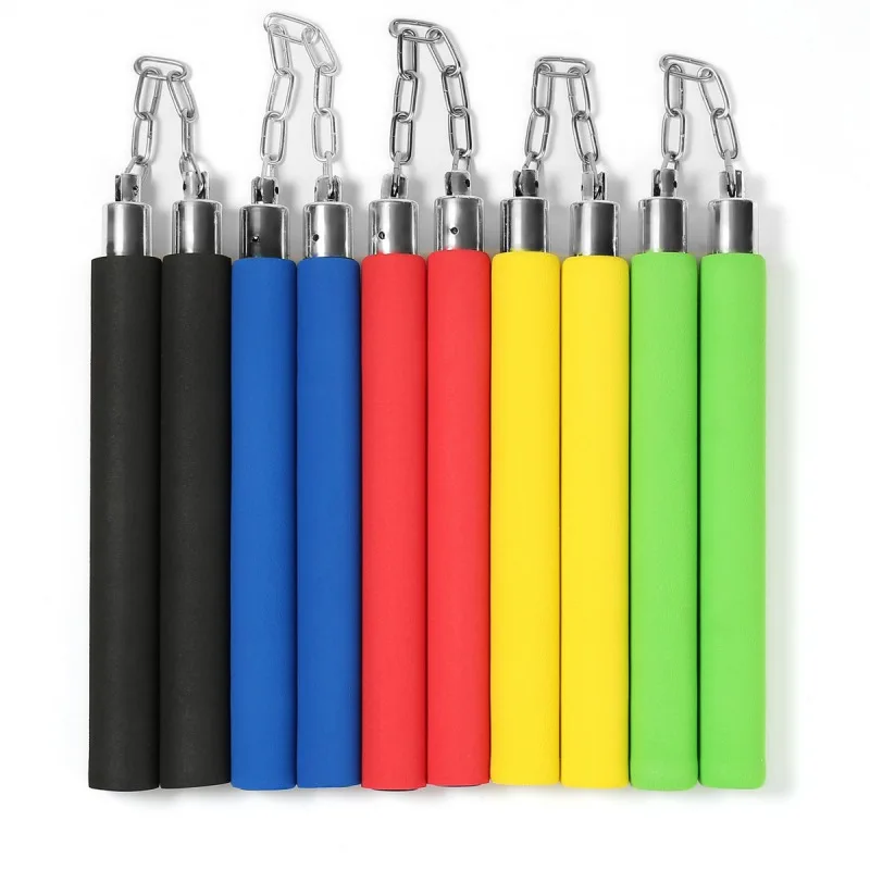 Губка Nunchaku безопасности Nunchaku Volley Nunchaku ПВХ материал развитие ловкость синий красный черный зеленый оранжевый