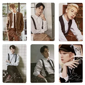 

6PCS/Set KPOP EXO BAEKHYUN Solo Paper LOMO Card Photo Card New Album HD Photocard Fans Collective