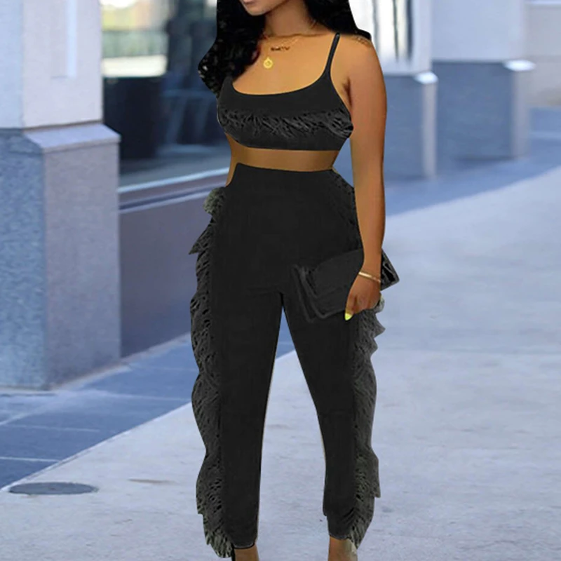 plus size fringe crop top