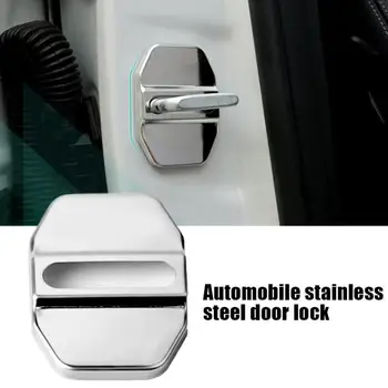 

4pcs GLKAMG Metal Car Door Protect Buckle Cover Car Door Lock Cover for AMG Mercedes C E GLA