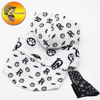

KuuMokiki Fashion Dog Clothes Adidog French Bulldog Shirt Dog Windbreaker Sport Retro Dog Hoodies Pet Clothes