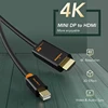 CABLETIME Cable-Mini Displayport a HDMI, adaptador de puerto de pantalla Thunderbolt 2, 4K/HD, para MacBook Air Mini DP a HDMI C054 ► Foto 2/6