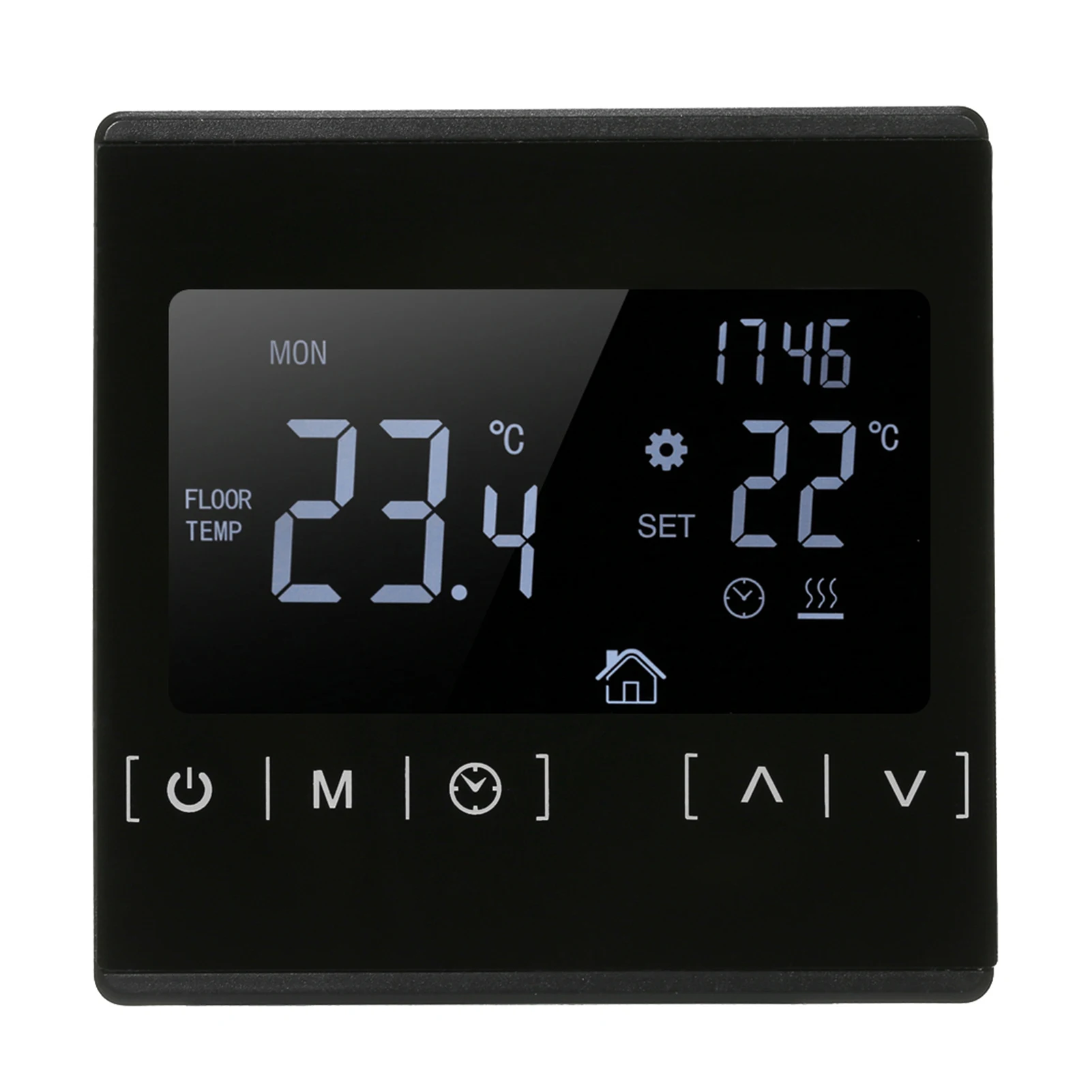 AC85-240V Электрический термостат для системы отопления пола терморегулятор
