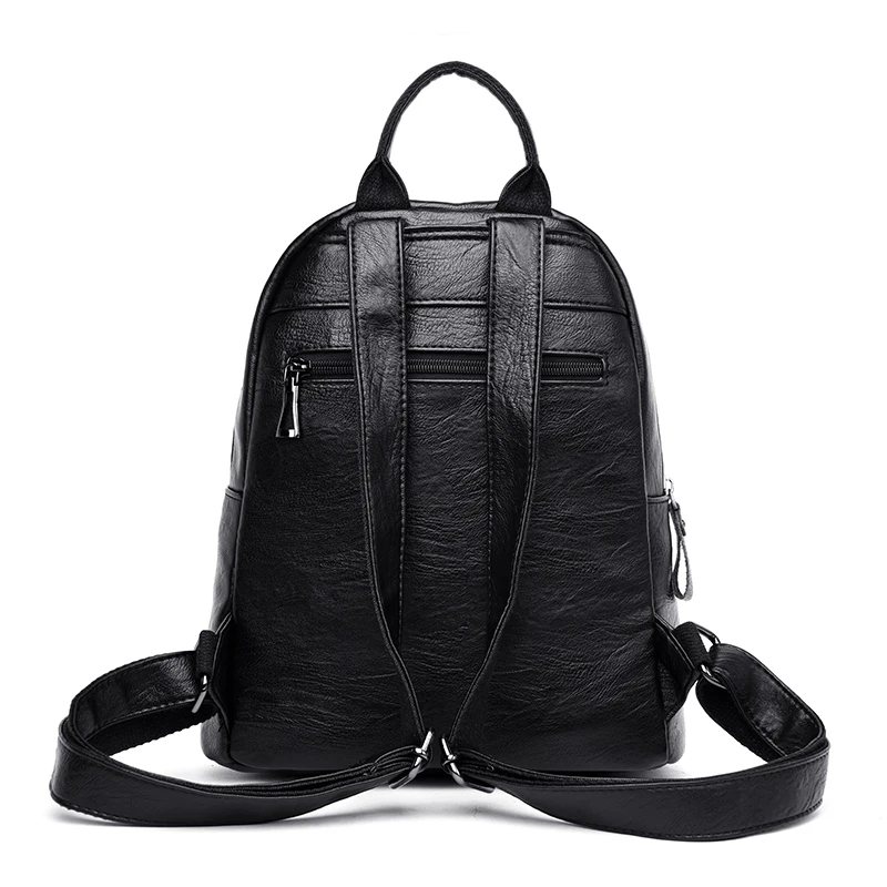 Модный классический женский рюкзак высокого качества, мягкие кожаные рюкзаки, школьные сумки для девочек-подростков, рюкзак Sac A Dos Femme