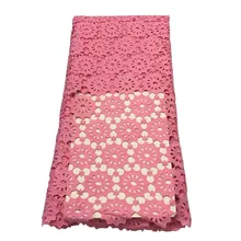 Высокое качество африканская кружевная ткань с блестками французский камни чистая ткань вышивка тюль кружева ткани для нигерийских Свадебная вечеринка платье