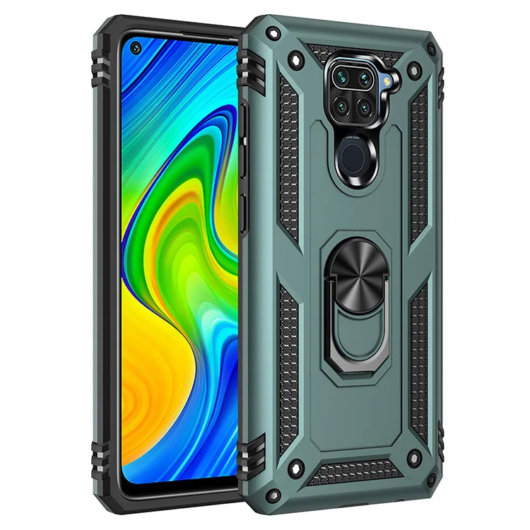 Shockproof for Xiaomi Redmi Note 9 Case Military Armor Drop Protective Ring Holder Magnet Phone Case Redmi Note 9 Pro Redmi 9 H3372d64af0454939ac91d4ce6bfc4d60i