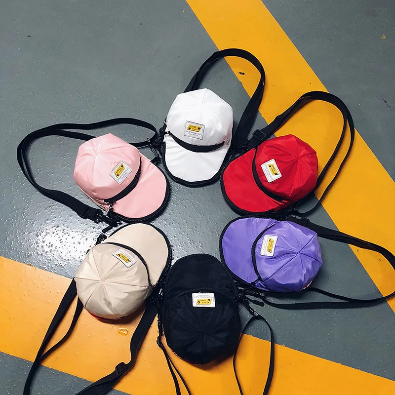 

Fashion Korean-style Creative Funny Hat-Shaped One-Shoulder Diagonal Bag Multi-color Selectable Processing