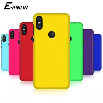 Перейти на Алиэкспресс и купить Ультратонкий чехол для телефона Motorola Moto One vision Power P50 P30 note Play Матовый Жесткий пластиковый Чехол из поликарбоната