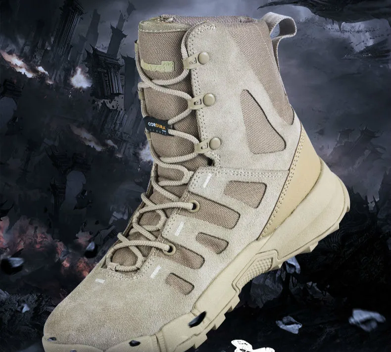 Военные военные тренировочные тактические ботинки уличные охотничьи альпинистские походные ботинки высокие водонепроницаемые Нескользящие походные ботинки для пустыни