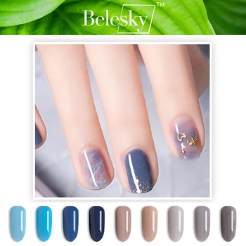 

BELESKY nail dipping powder set 56gram/jar without lamp cure quickly dry glitter pigment chrome colored dipping powder nail art