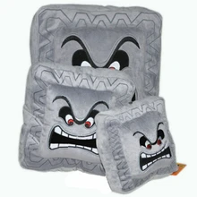 Super Mario Bros Thwomp Dossun персонаж Мини Подушка плюшевая игрушка подушка кукла детский подарок 6