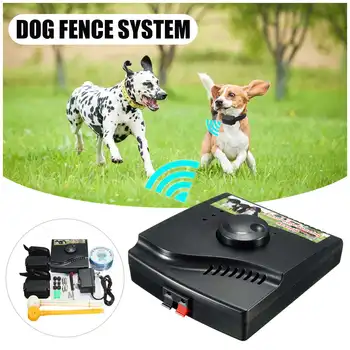 

for Underground Electric Dog Fence Wireless Shock 2 Collar Waterproof Hiddens System Dog Fence system