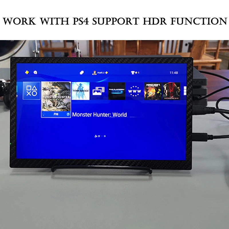 Портативный игровой монитор 11 дюймов 1080P IPS HDR USB 5 В|usb portable monitor|portable monitorportable usb monitor