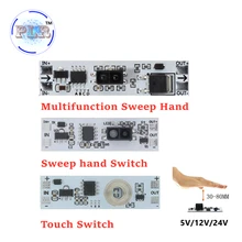 Short Distance Scan Sensor Sweep Hand Sensor Switch PLR 36W 3A Constant Voltage for Auto Smart Home Compatible XK-GK-4010A