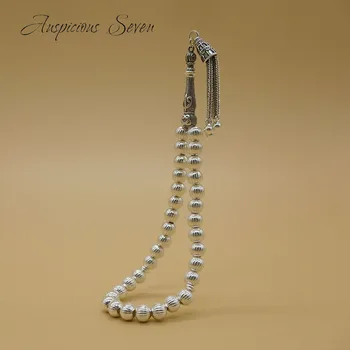 

Islamic prayer beads 925 silver tesbih /TSWB33-7MM-03