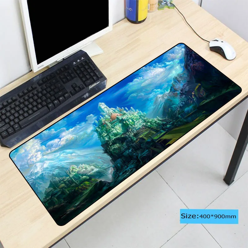 Beautiful Fantasy Scenery Large Lock Edge Mouse Pad Decor Desk Table Cushion XL Mouse Pad Rubber Ga
