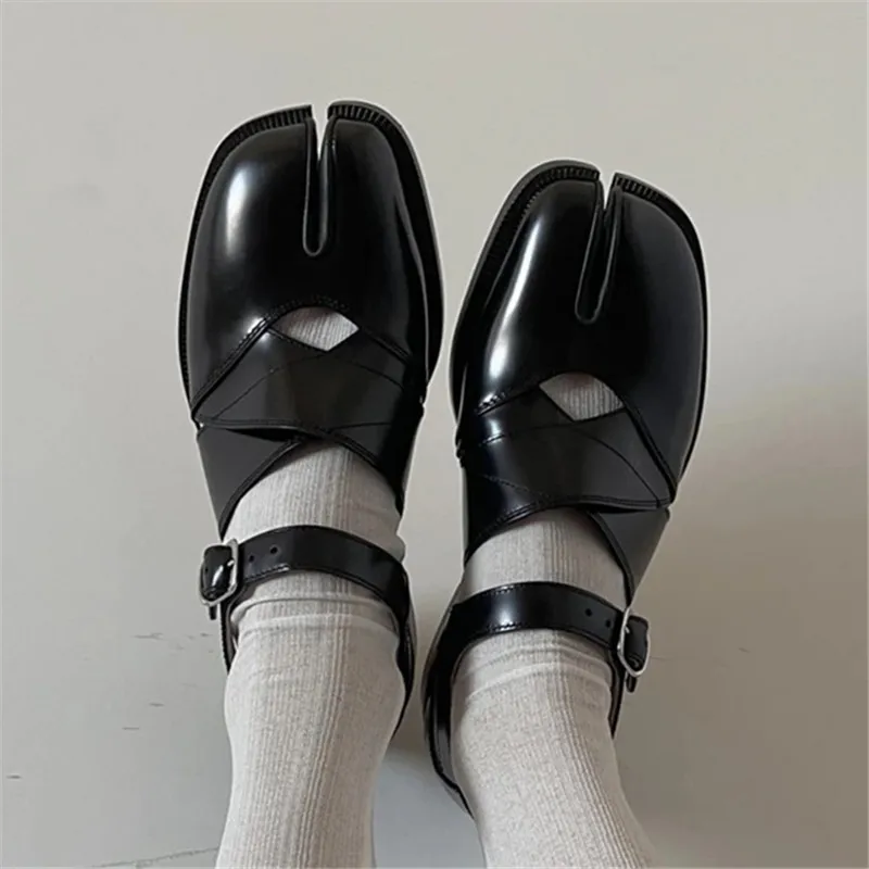 

Туфли женские кожаные с разрезом, Туфли Мэри Джейн, плоская подошва, эспадрильи, Повседневная Уличная обувь, удобные лоферы