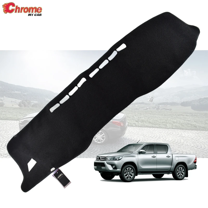 

Car Dashboard Cover Dash Mat For Toyota Hilux SR5 4x4 REVO Hi-Rider 2016 2017 2018 2019 Auto Sun Shade Mat Pad Car Styling