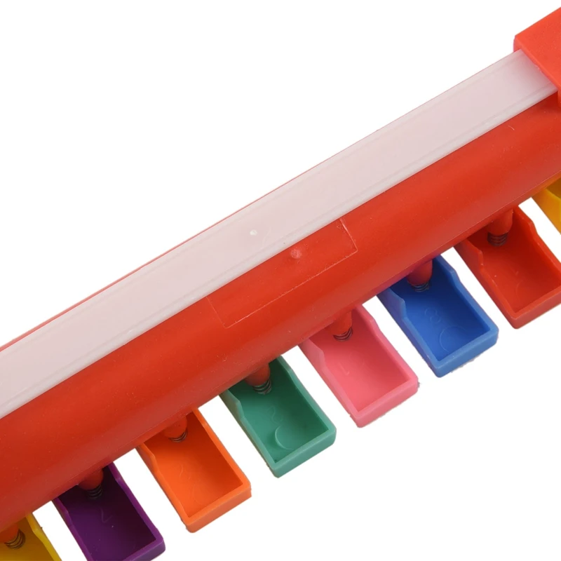 Musical Instrument ABS Plastic Horn Design 13 Keys harmonica Random Color