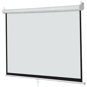 

Manual Pull Down 100 Inch 16:9 Projector Projection Screen Home Theater Movie