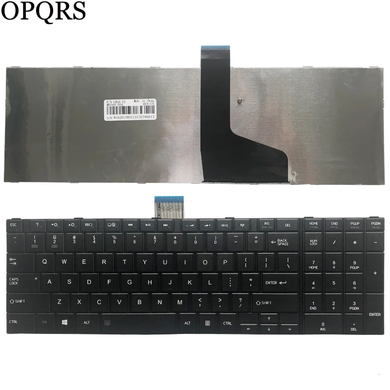 Новый для TOSHIBA SATELLITE C850 C850D C855 C855D L850 L850D L855 L855D L870 L870D США черный ноутбук клавиатура |