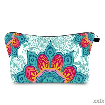 

Multifunction Mandala Flowers Pattern Cosmetic Bag Makeup Pouch Toiletry Case A69C