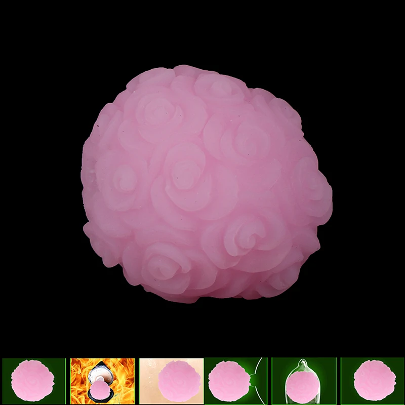 Flower Penis Extender Soft Head Attachment Ball For Penis Enlargement Cock Extender Sex Toy For Adult Extension Beads