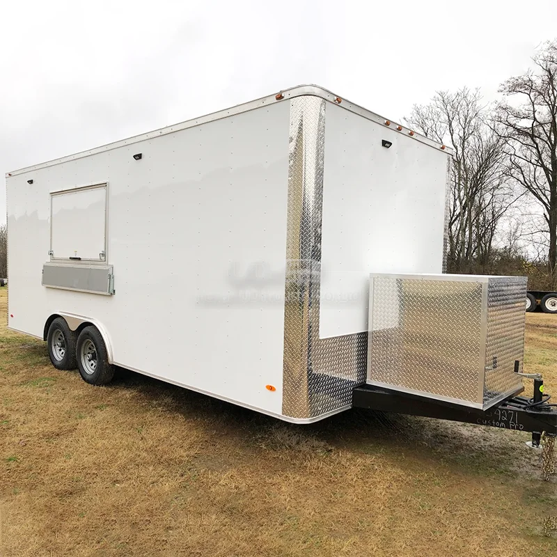 Waffle House Mobile Kitchen Food Truck Taco Coffee Ice Cream Cart Hot Dog Cart Food Trailers Fully Equipped Concession Trailer