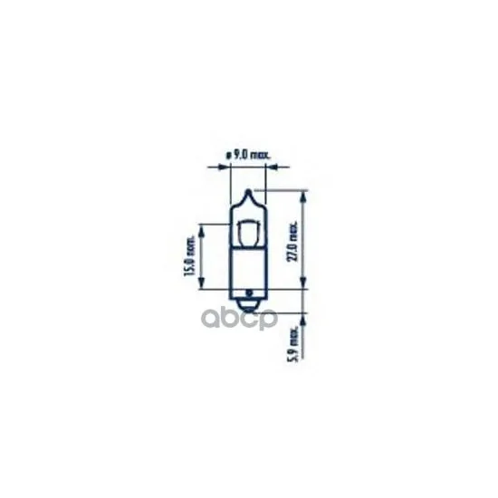 Лампа Галогенная 10шт В Упаковке H10w 12v 10w Ba9s Narva арт. 17833