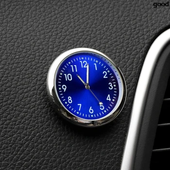 

Luminous Car Quartz Time Clock Ornaments for Lada Granta Xray Vesta For Kia Rio Solaris Creta For Golf Polo
