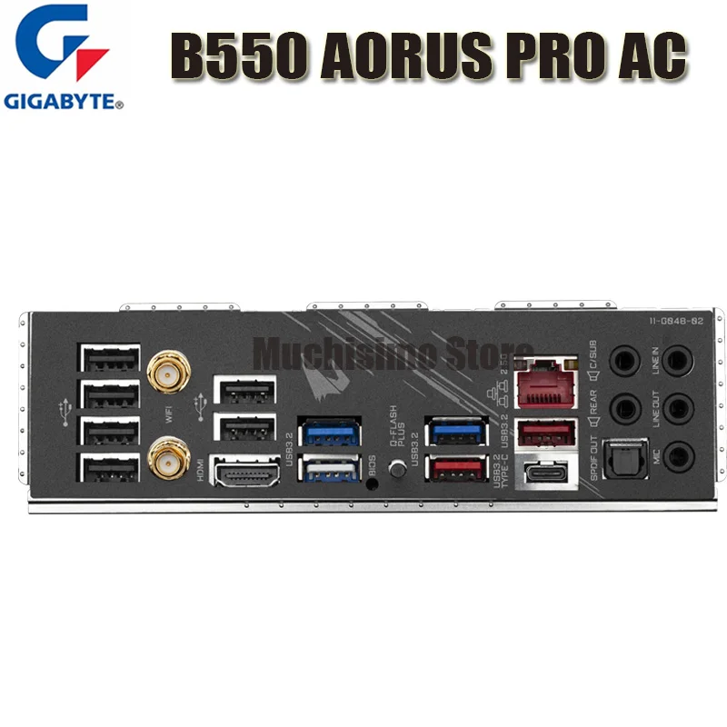 Socket AM4 Gigabyte B550 AORUS PRO AC Motherboard