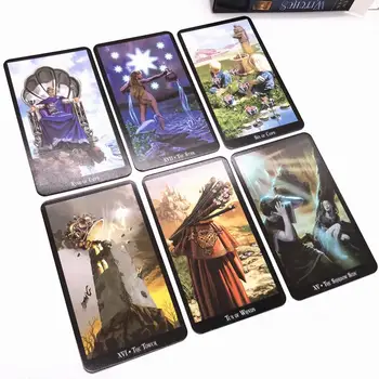 

Tarot Cards Deck Playing Card Board Game Divination Tarot Table Cards Playing Card Holiday Family Party Gift Wholsale