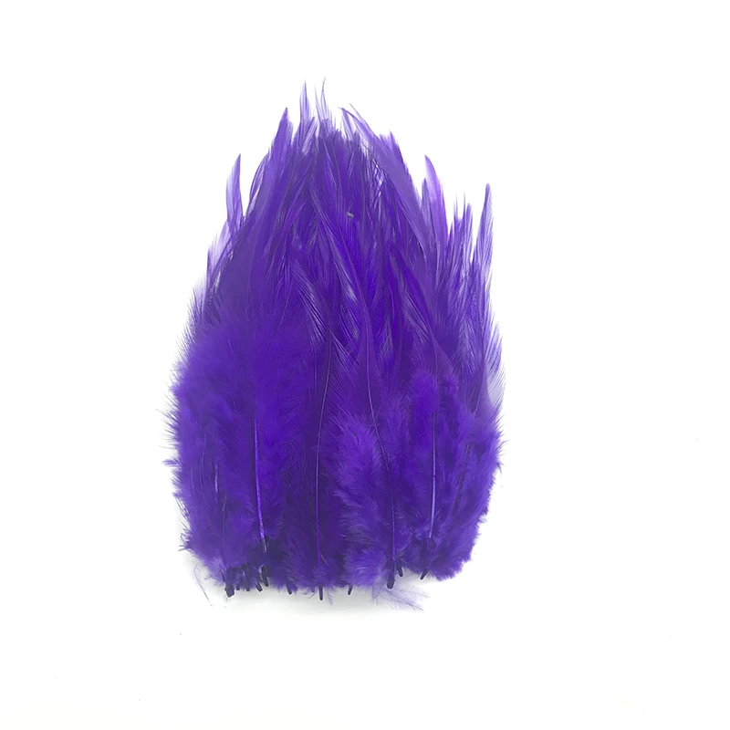 100pcs chicken feather hot sale for clothes DIY decoration 10-15cm/4-6 inch