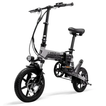 

G100 LANKELEISI G100 Mini Folding Electric Bike electric cycle
