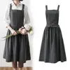 Nordic Simple Florist Apron Cotton Linen Gardening Coffee shops kitchen Aprons For Cooking Baking Restaurant Apron ► Photo 2/6