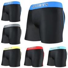 Мужская одежда для плавания большого размера, эластичные плавки, пляжные плавки, Короткие трусы для серфинга, летний купальный костюм, шорты-боксеры