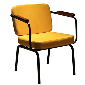 

Industrial style loft wrought iron personality armchair retro casual backrest restaurant designer bar cafe chair