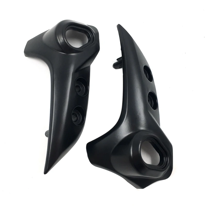 For Yamaha FZ6N FZ6 FZ6-N FZ-6N 2004-2010 Motorcycle Headlight Upper Side Bracket Holder Frame Black Plastic Mounting (10)