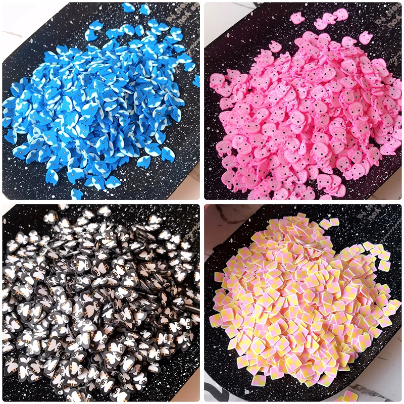 Happy Monkey 10 г Fimo Slime добавки поставки Новая полимерная глина Пингвин свинья DIY Набор спринклеры наполнитель для пушистой прозрачной слизи глина